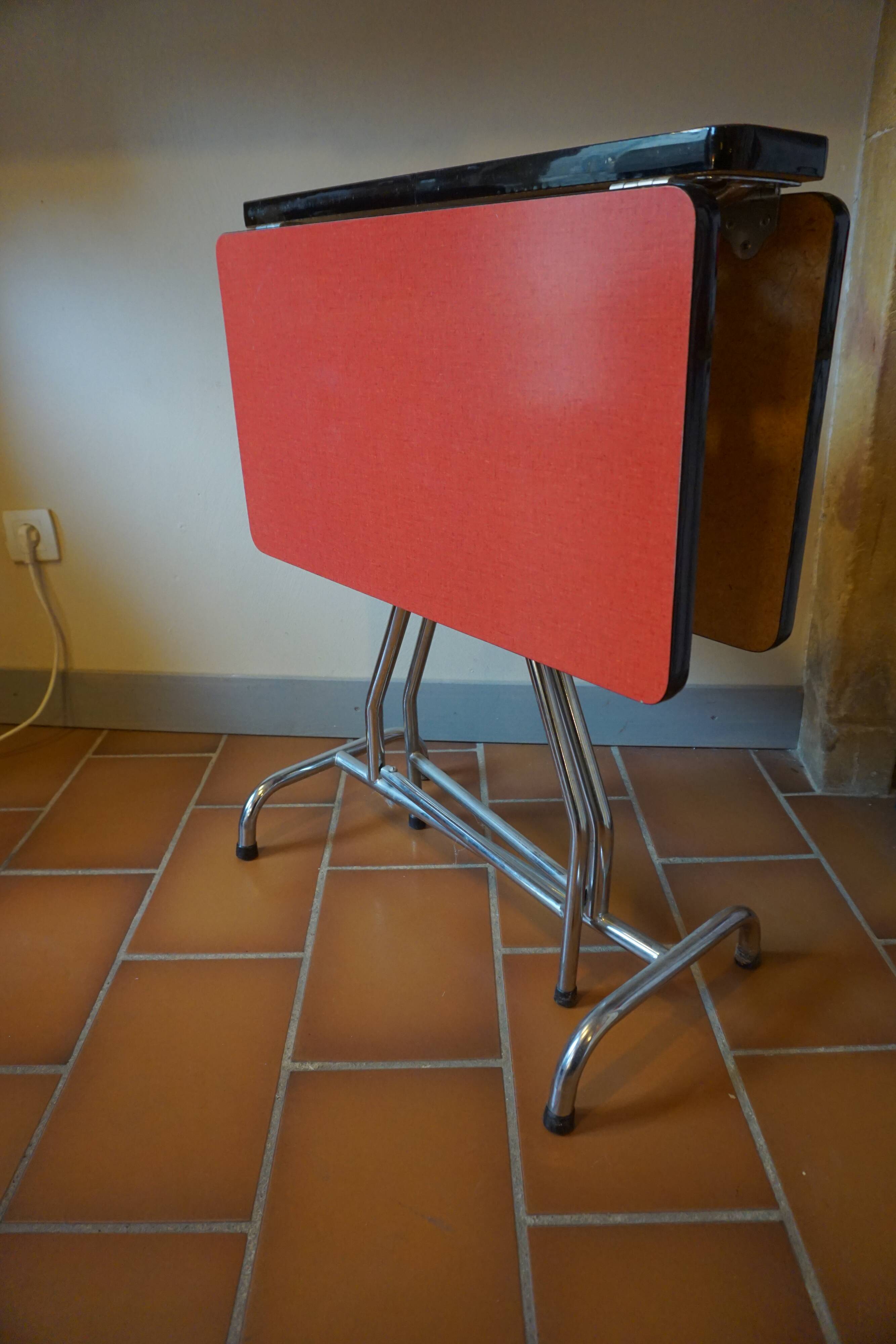 Folding formica table - 1960s