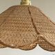 Vintage rattan chandelier pendant light decoration