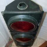 Traffic light traffic that works industrial deco