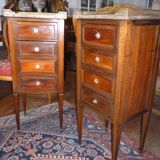 Paire de petites commodes époque XIX e