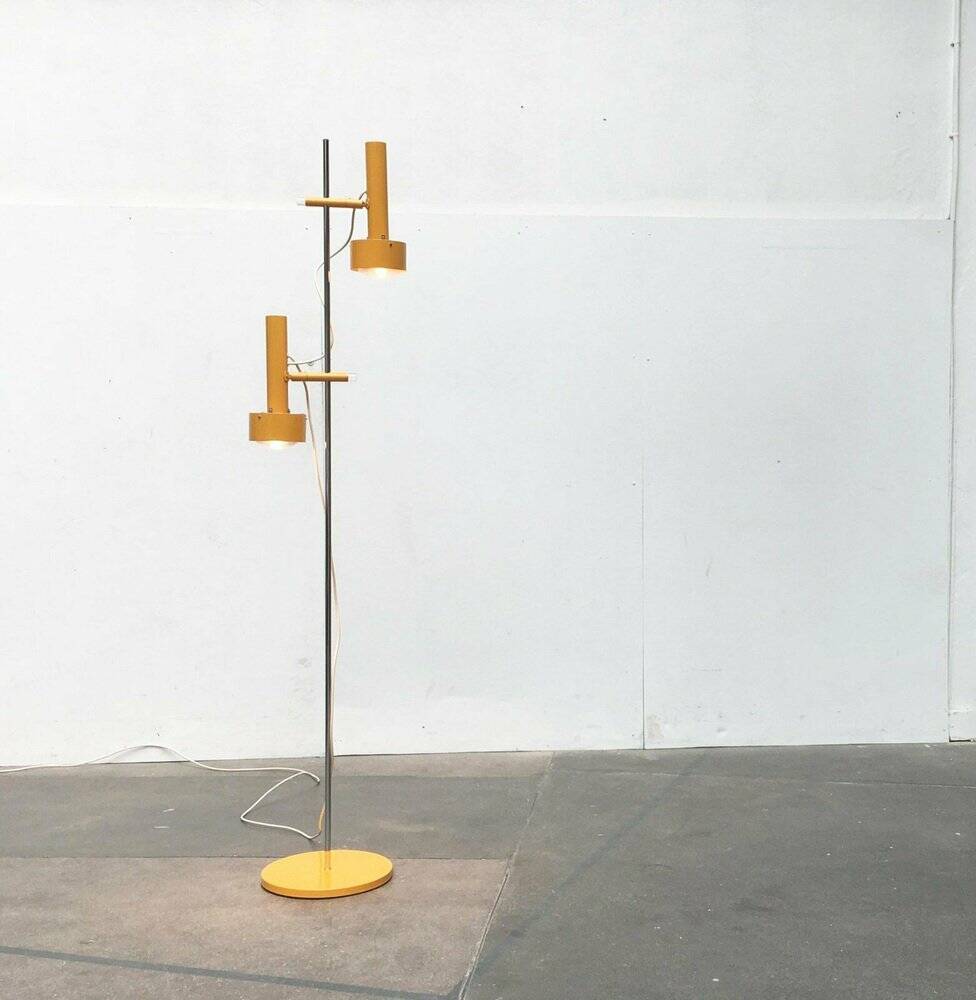 Mid-century floor lamp by Edi Franz for Swisslamps International, 1960s.