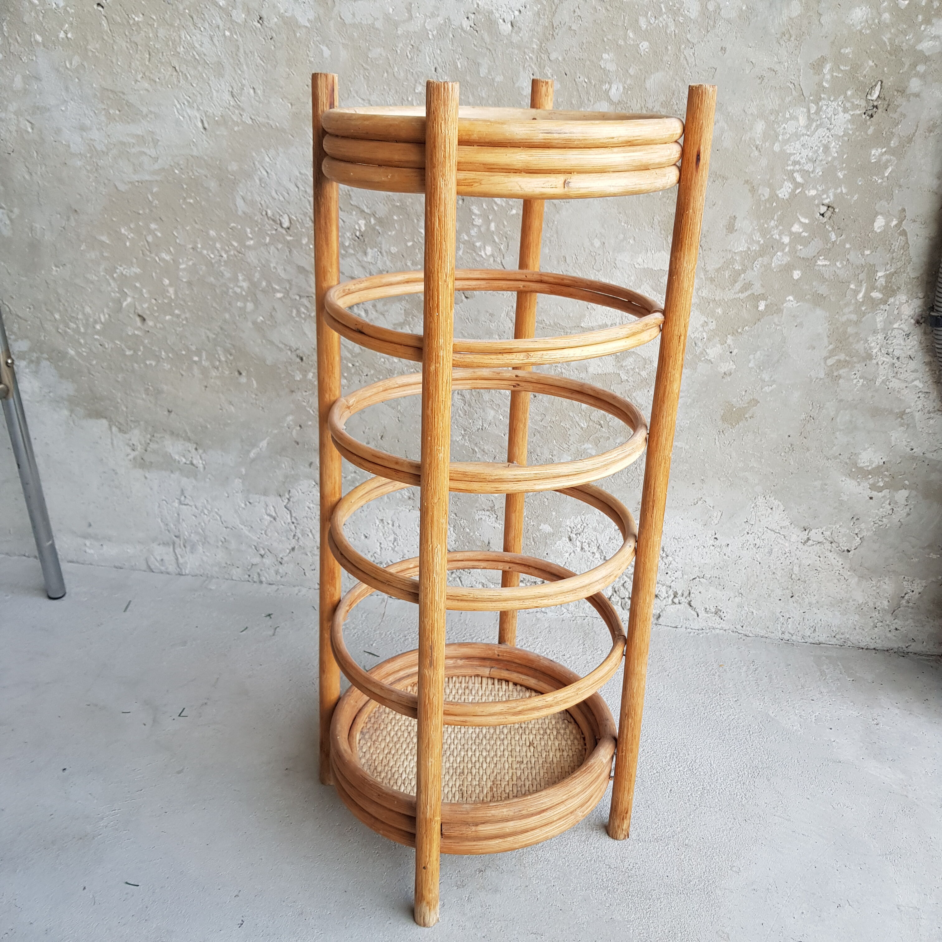 Bamboo umbrella holder