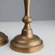Set of two antique 19th century French copper candlesticks