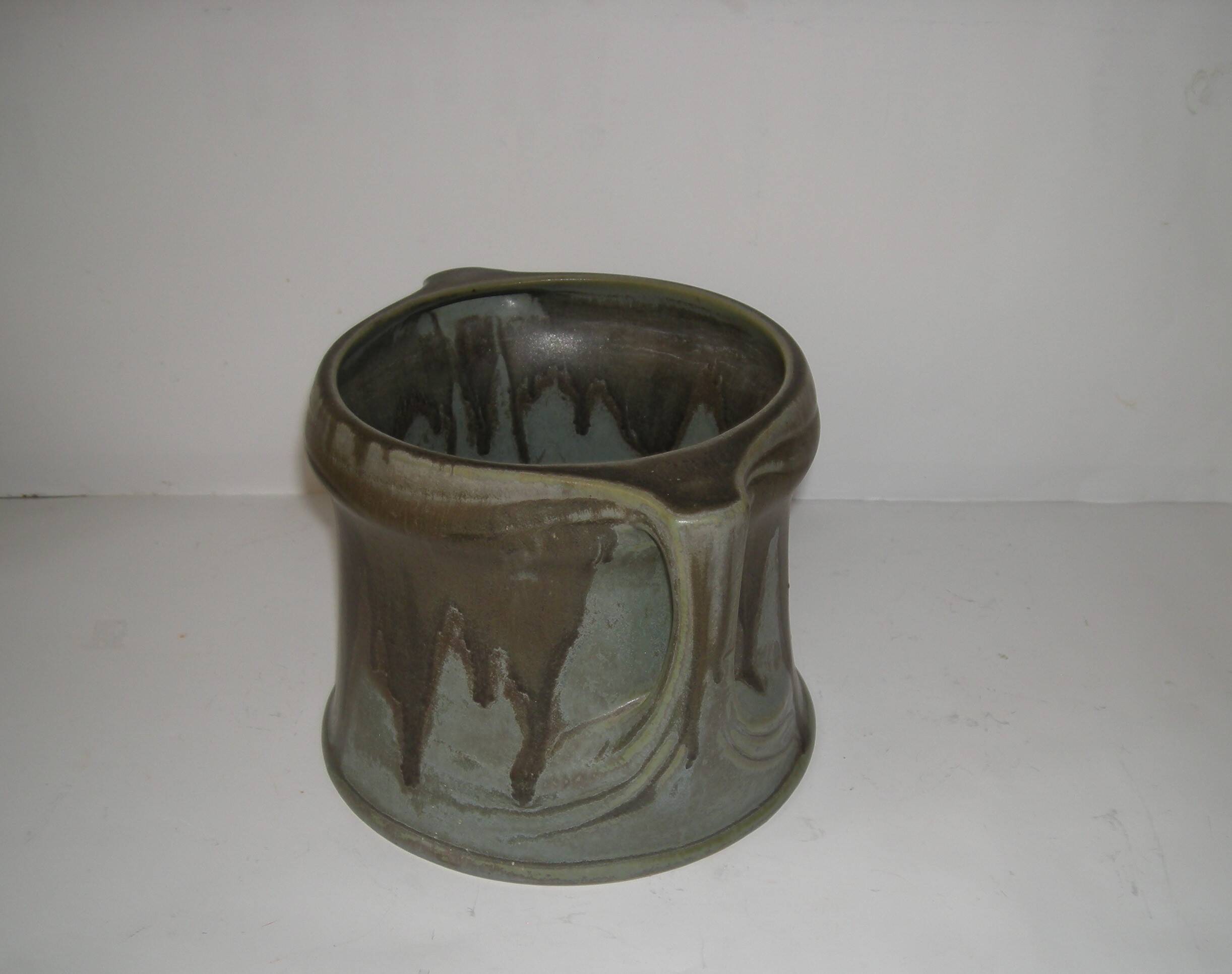 Art Nouveau ceramic pot - Denbac Vierzon