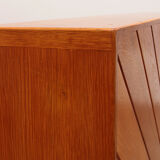 Modular beech set of two room dividers with benches, 1970 Italy