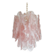 Murano Glass "Spider" Sputnik Chandelier in Pink and White