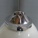 Art Deco hanging lamp with glass globe