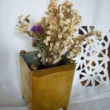 Small Valmazan Brass Planter