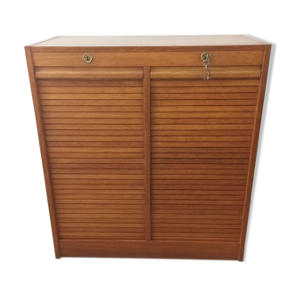 Double curtain binder