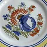 Quimper Henriot hand painted plate.