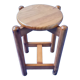 Tabouret en pin massif 1970