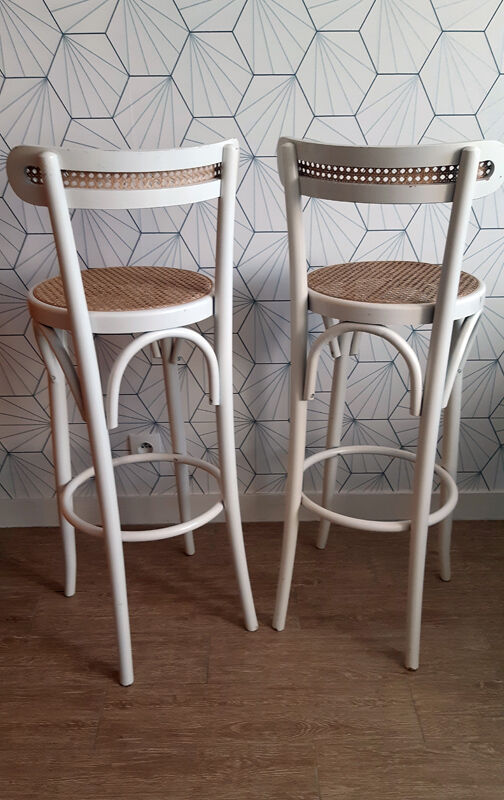 Pair of high stools from the 70s.