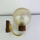 Globe glass wall light from the 1960s in Scandinavian style.