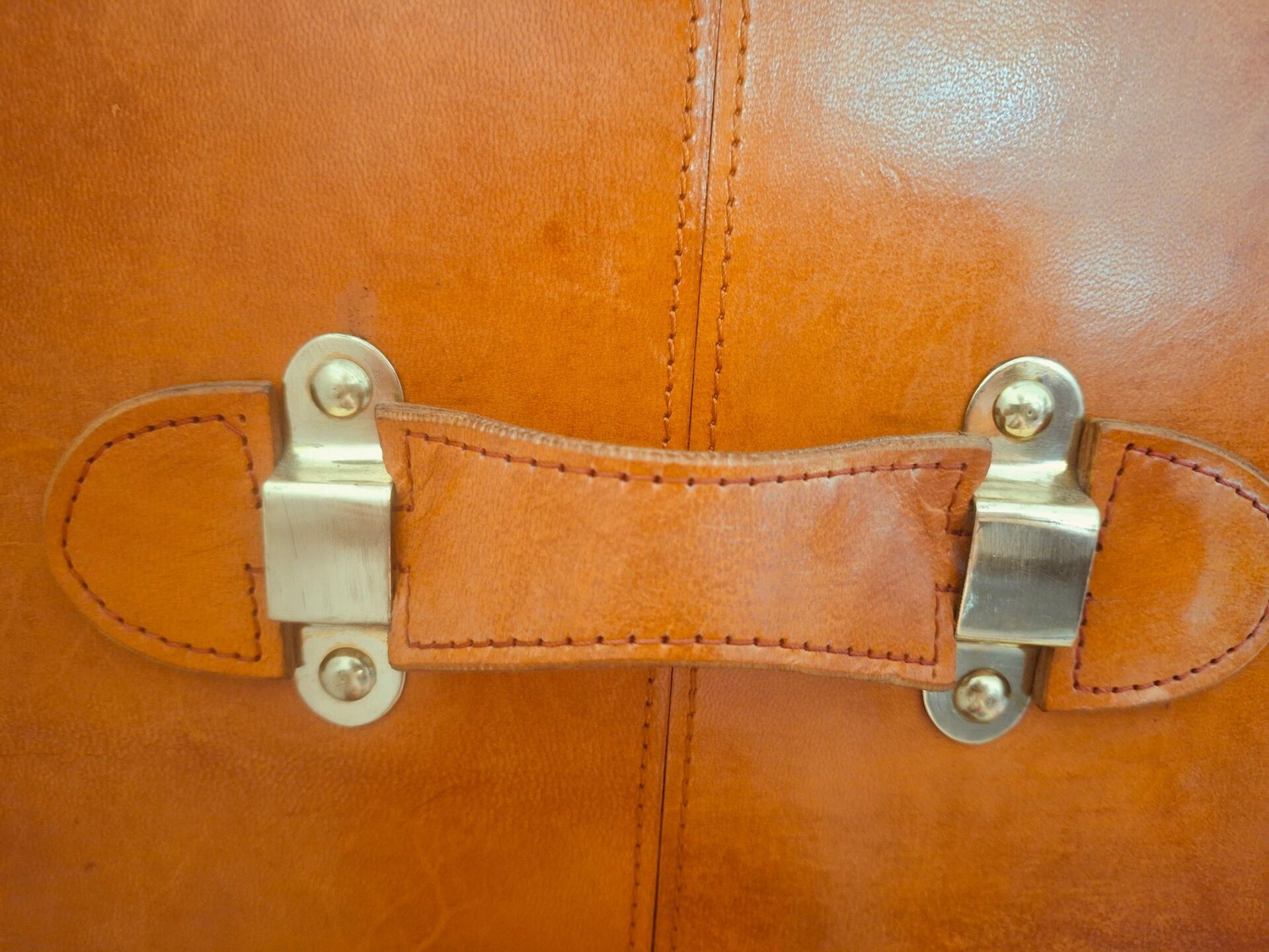 Leather commode / buffet by Hermès
