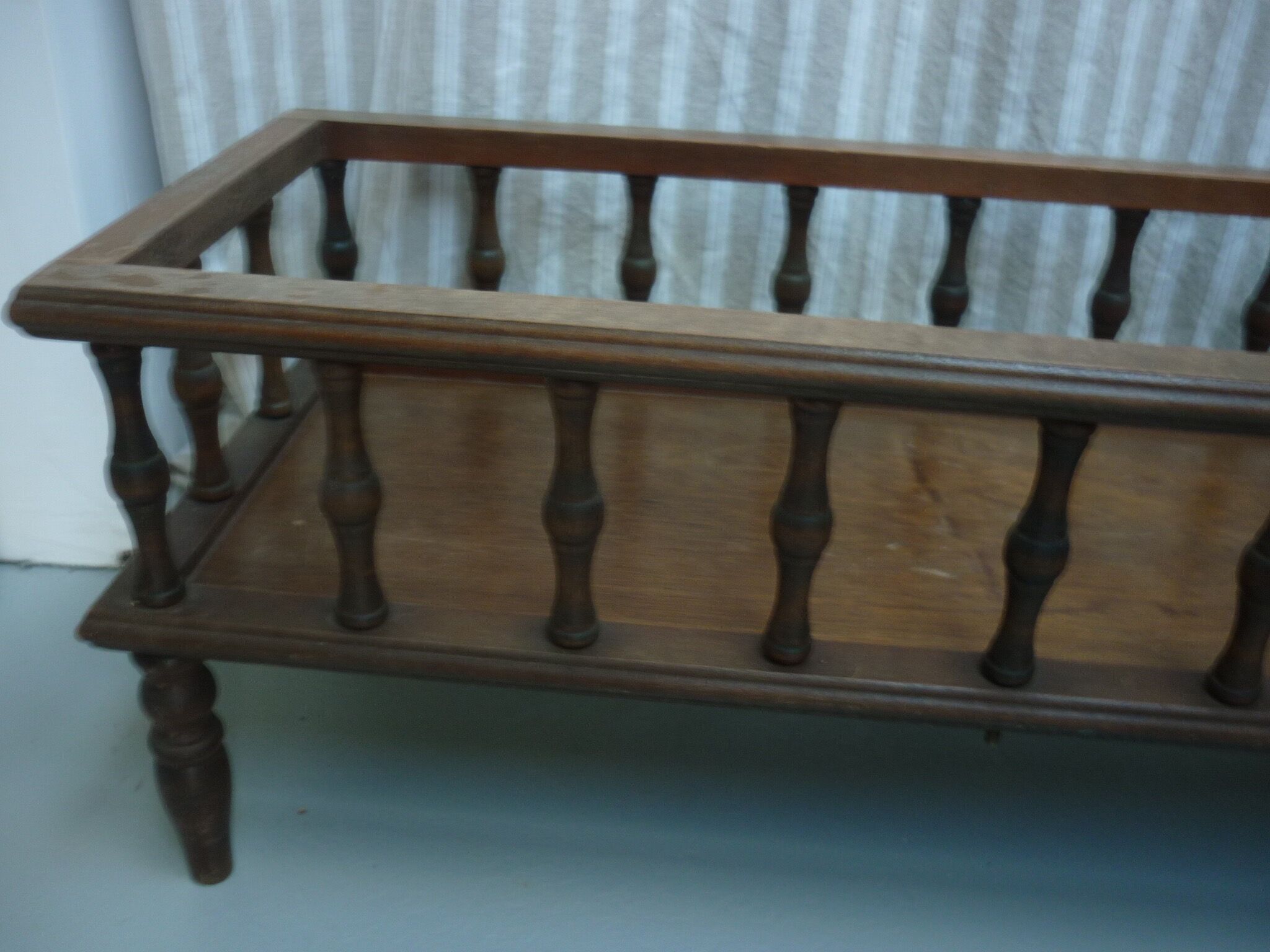 Jardinière d’intérieur en bois, années 70/80
