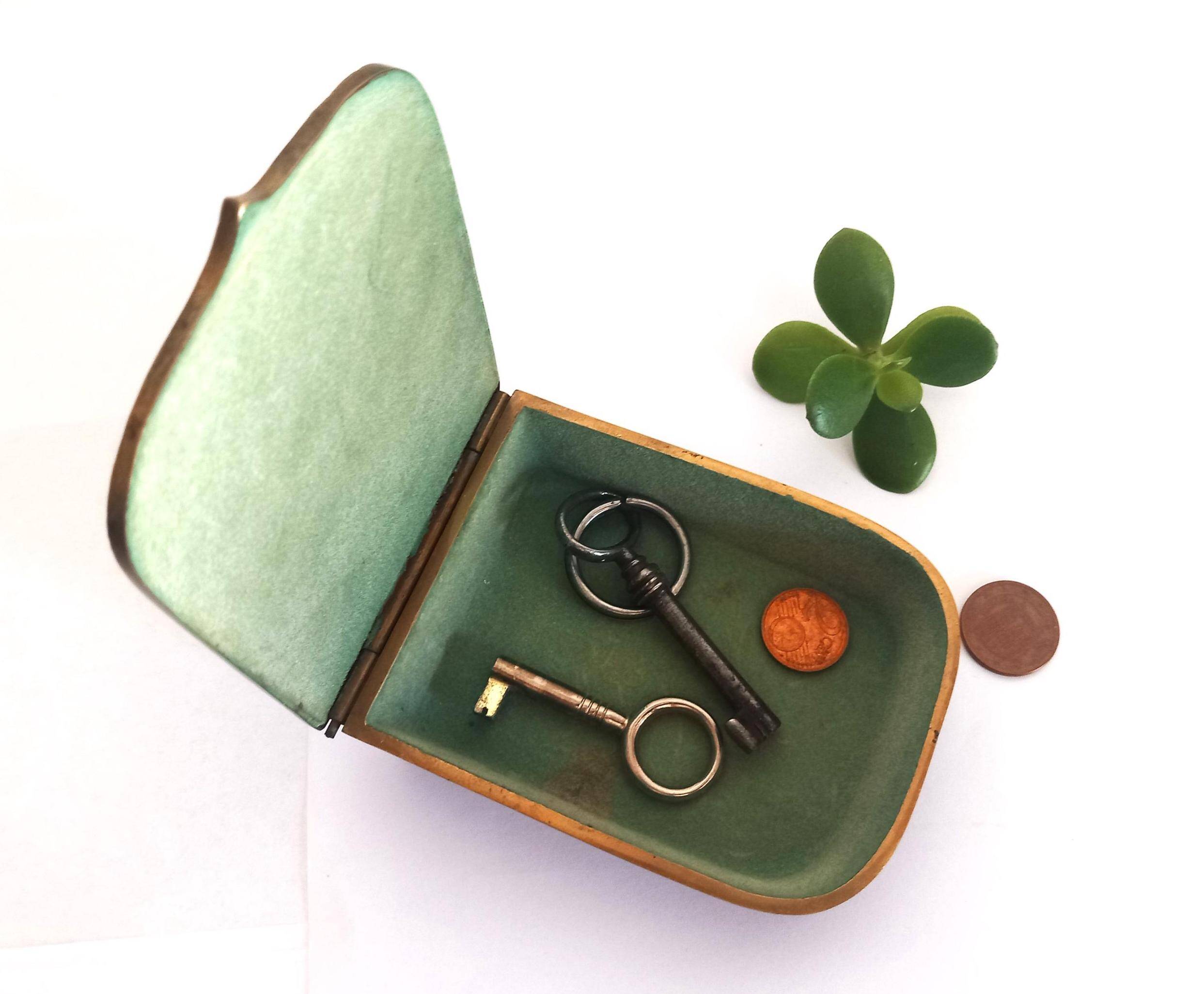 Bronze signed Max Le Verrier / Box / Bronze box / Key tray
