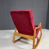 Mid-Century Bentwood Rocking Chair by TON, Czechoslovakia, 1960s