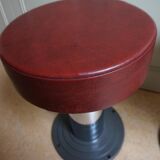 Vintage Belgian Art Deco Style Bar Stools from Frava, 1950s, Set of 4