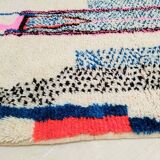 Neon colorful berber carpet 250 x 145 cm