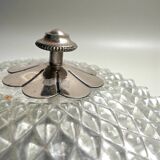 Glass round flush mount ceiling or wall light