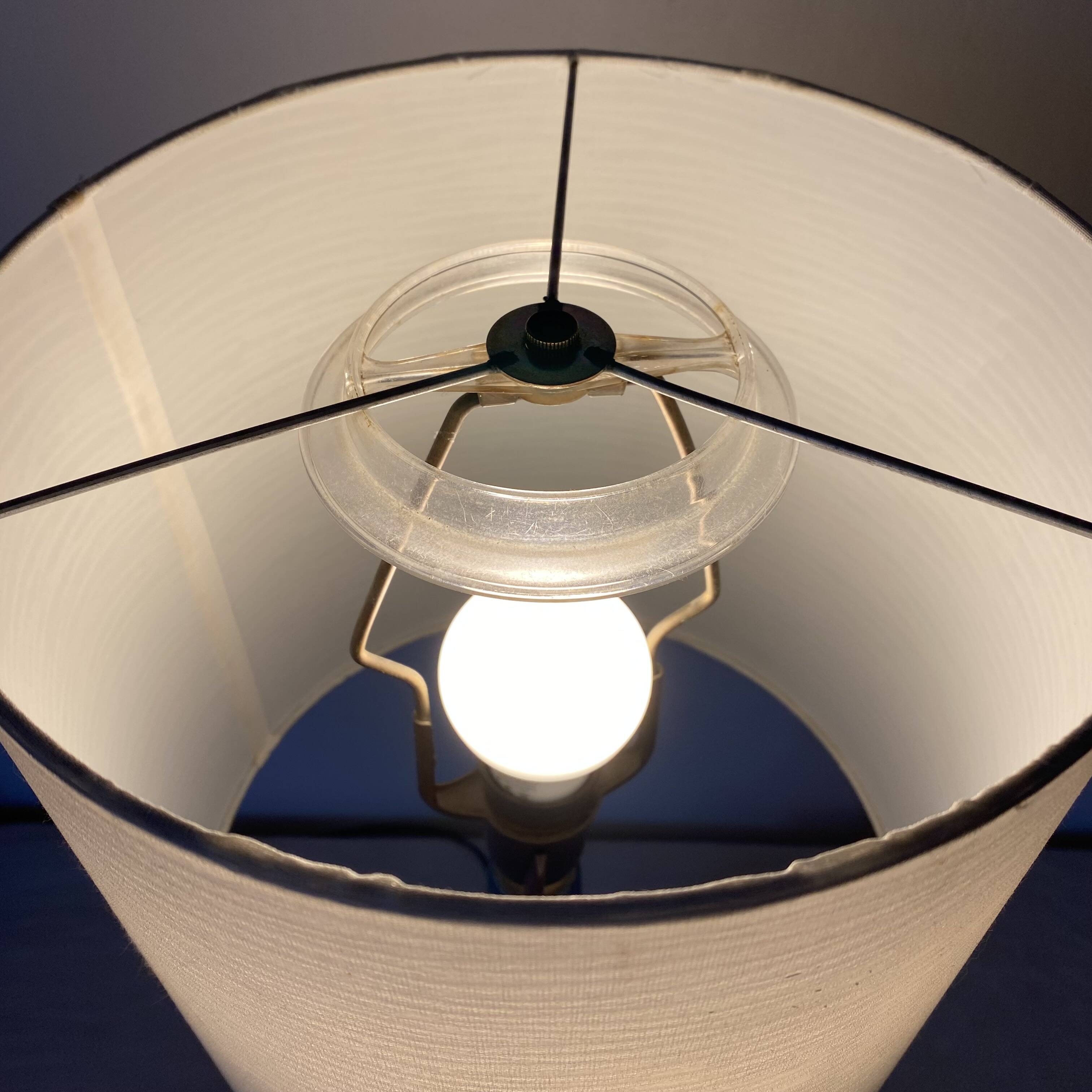 Vintage Scandinavian ceramic lamp, 70s