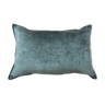 Blue velvet cushion 35x50