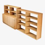 Oak sideboard and two shelves by Borge Mogensen