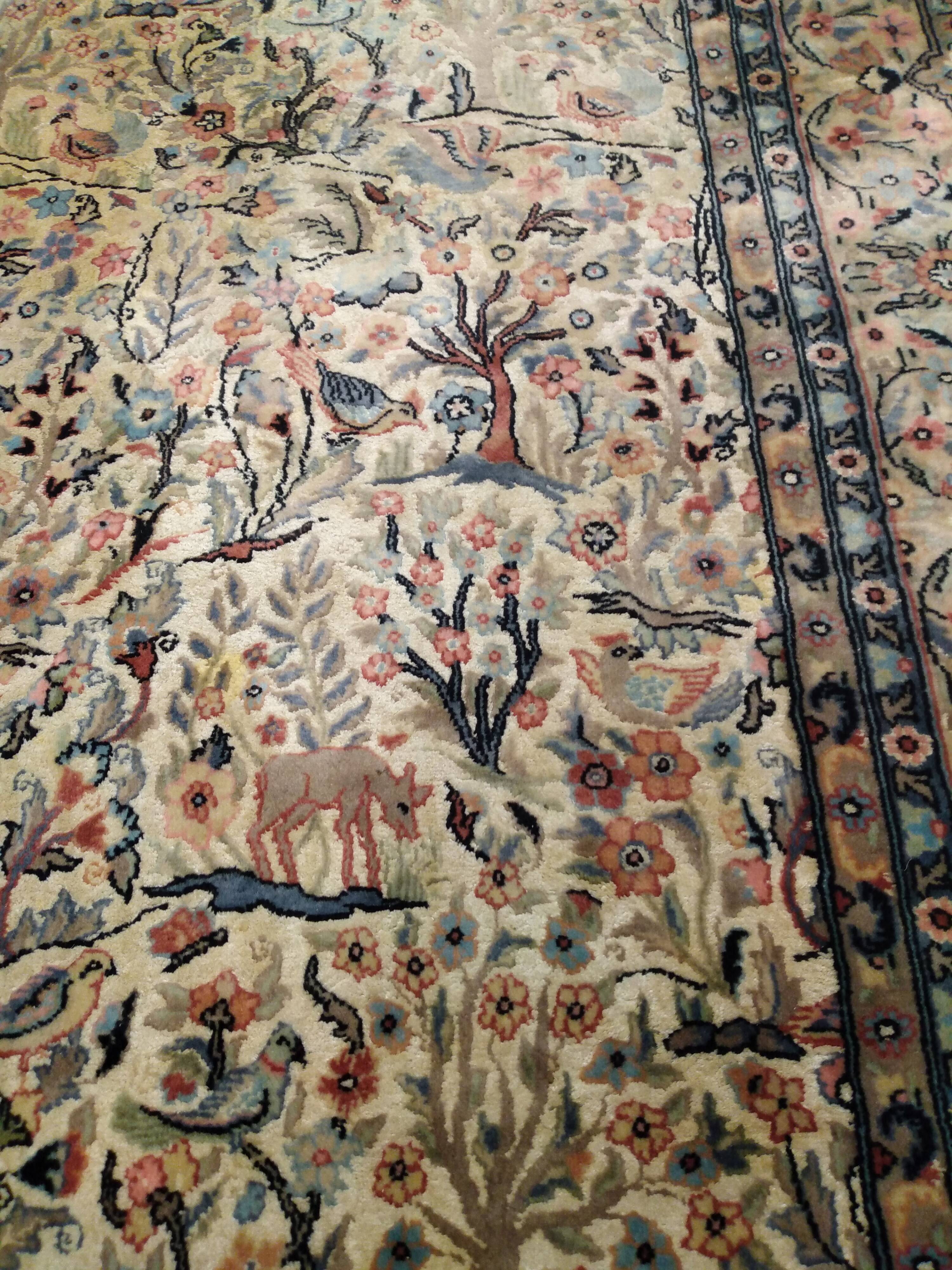 Antique Persian Tree of Life Rug