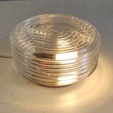 Ceiling light or wall lamp in Bauhaus style made of glass - mid 20th century.