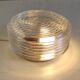 Ceiling light or wall lamp in Bauhaus style made of glass - mid 20th century.