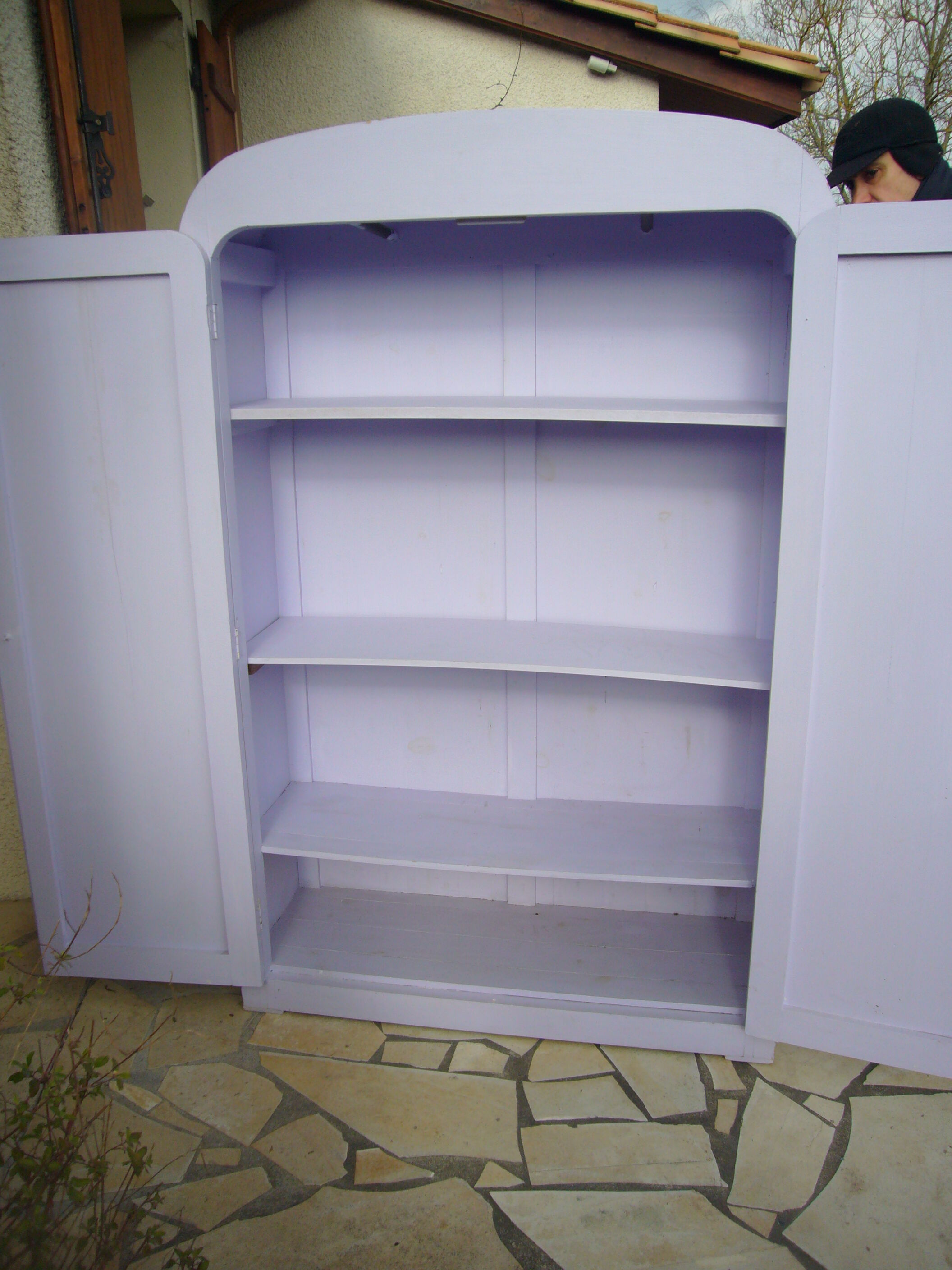 Art Deco style bookcase cabinet