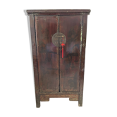 Armoire ancienne chinoise en orme sculpté