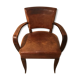 Fauteuil bridge en cuir