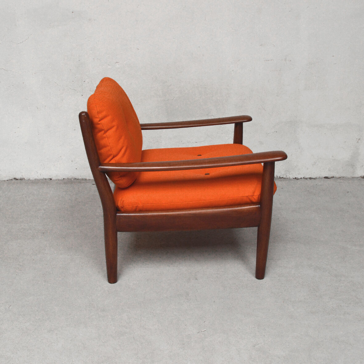 Knoll Antimott  teak armchair 1960