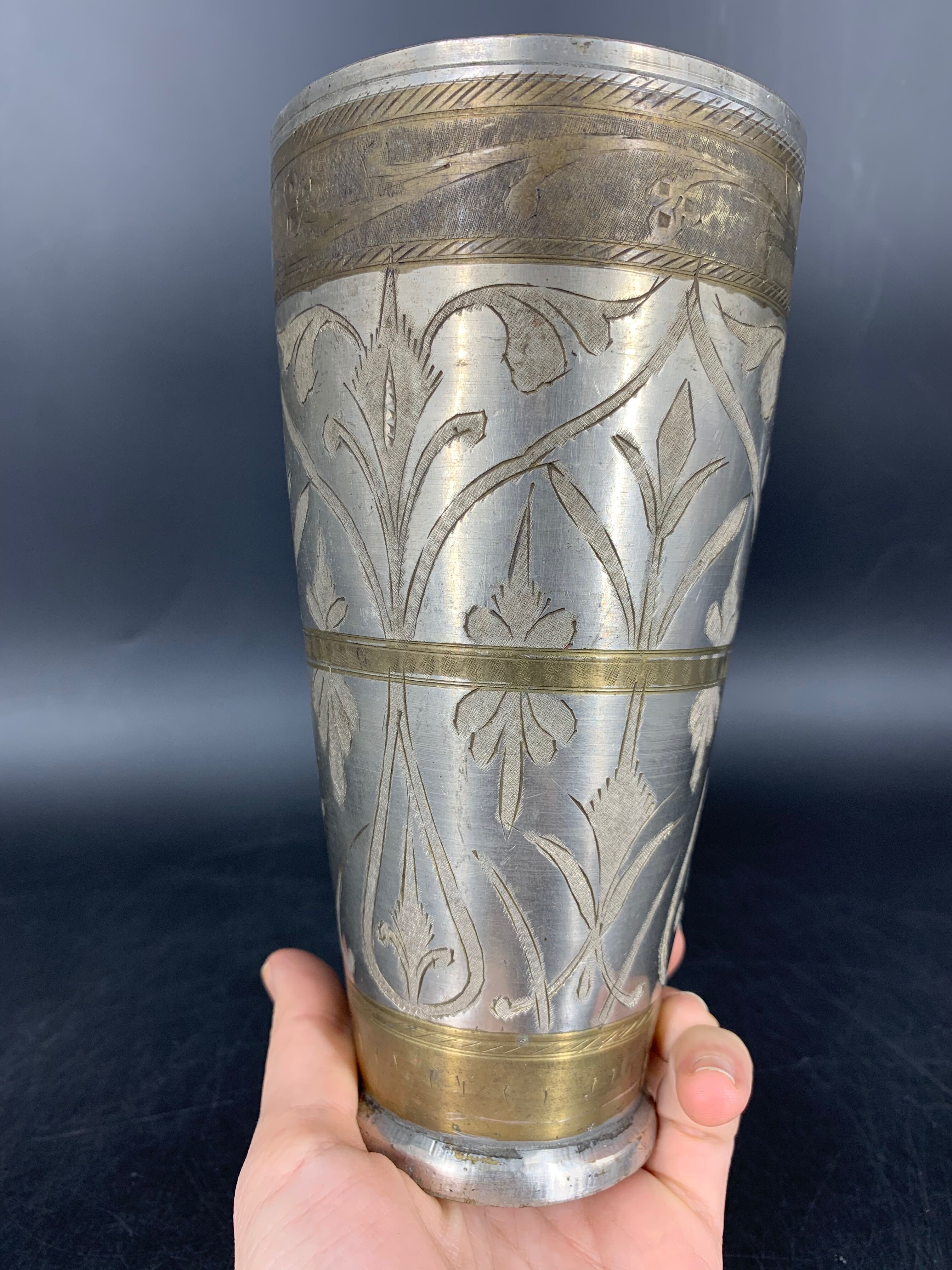 Verre à Lassi ancien N°15 Inde Pakistan