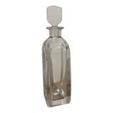 Very beautiful bottle / carafe, square in very heavy “crystal”