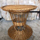 Diabolo coffee table in vintage woven wicker #a040