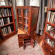 Attractive two-part Indochinese display cabinet. Mid-20th century
