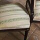 Antique French Empire Style Sofa and Chairs: Pink Satin Furniture Set