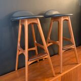 Oddense Maskinsnedkeri , Rare pair of Scandinavian stool .