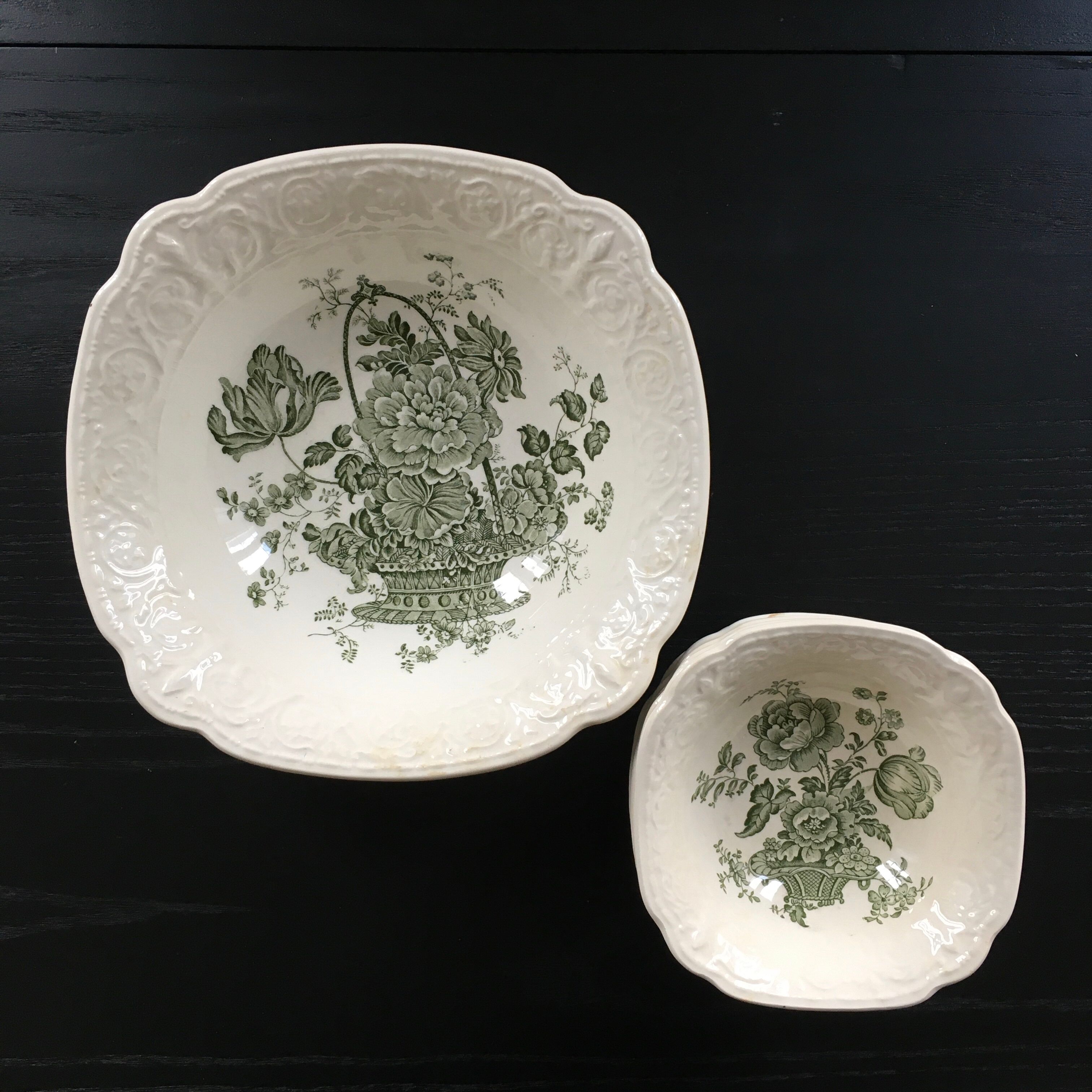 English porcelain salad