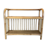 Rattan shelf