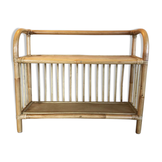 Rattan shelf