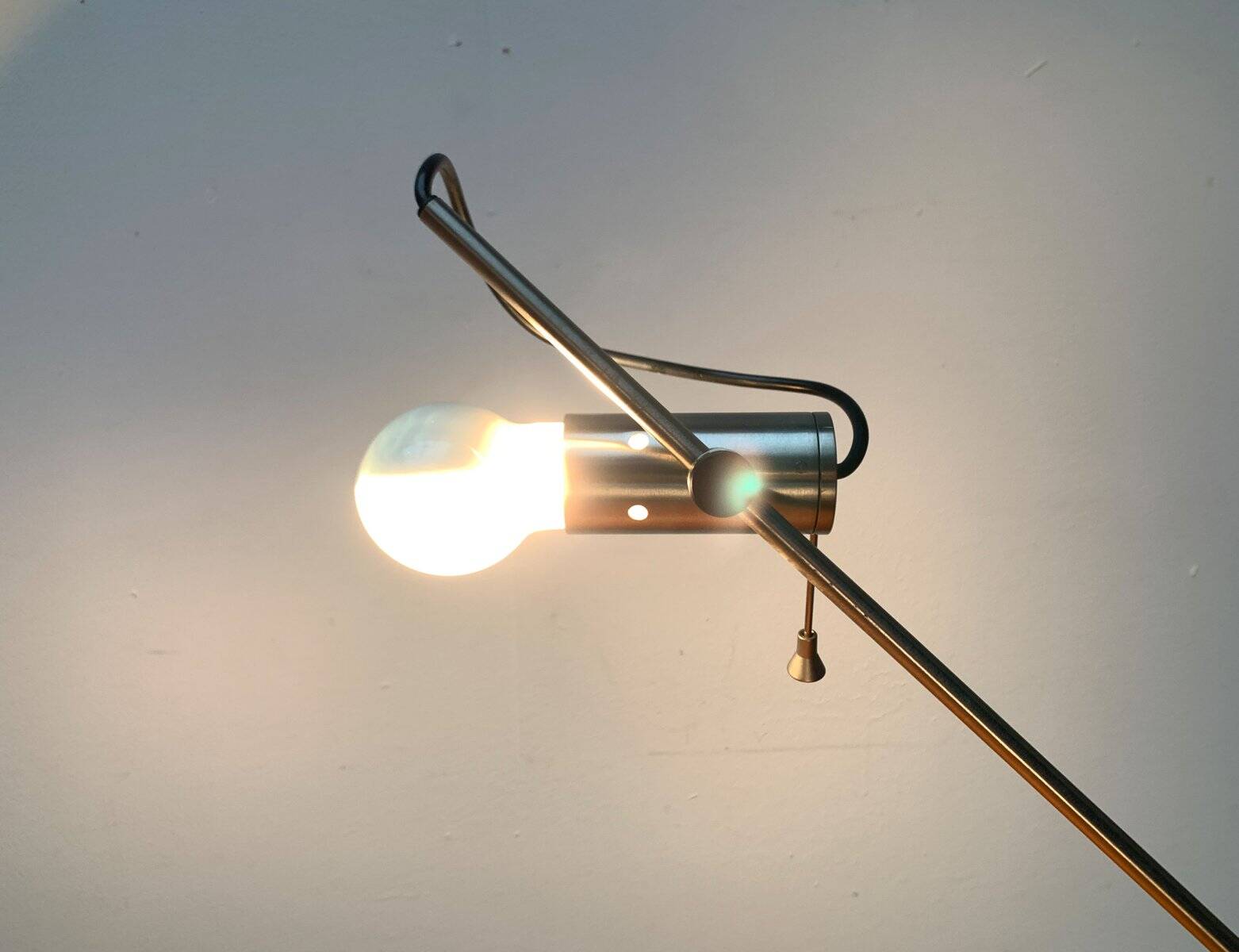Italian table clamp lamp Model 255 by Tito Agnoli for Oluce, 1950s