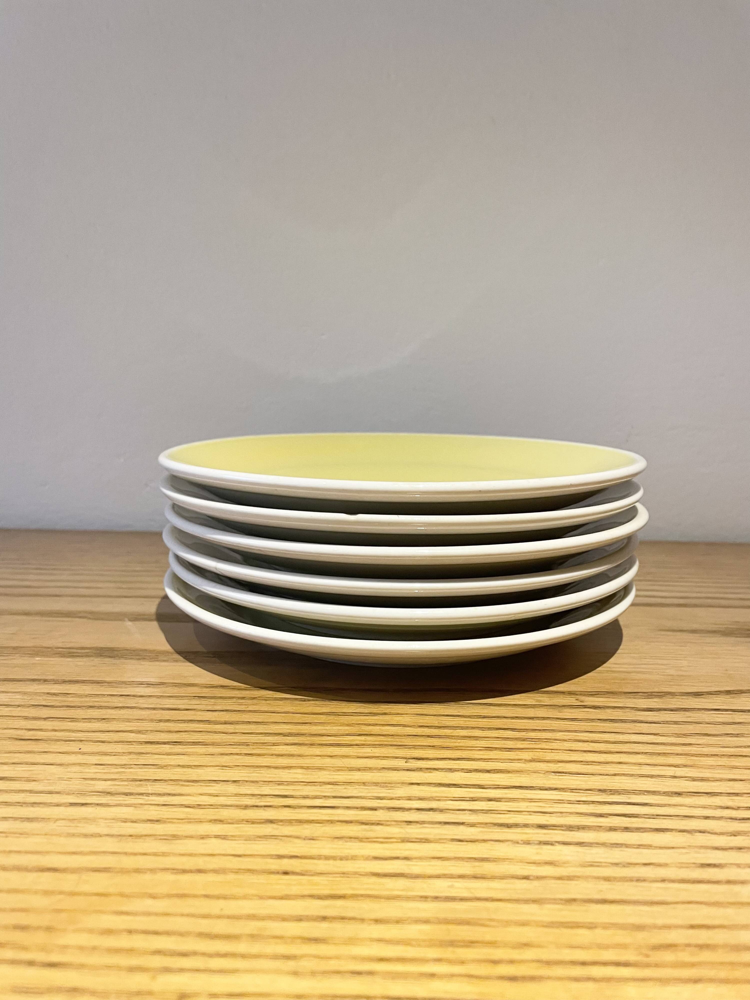 Service 6 dessert plates Rössler