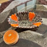 Vallauris orange fruit platter