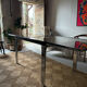 Extendable metal table