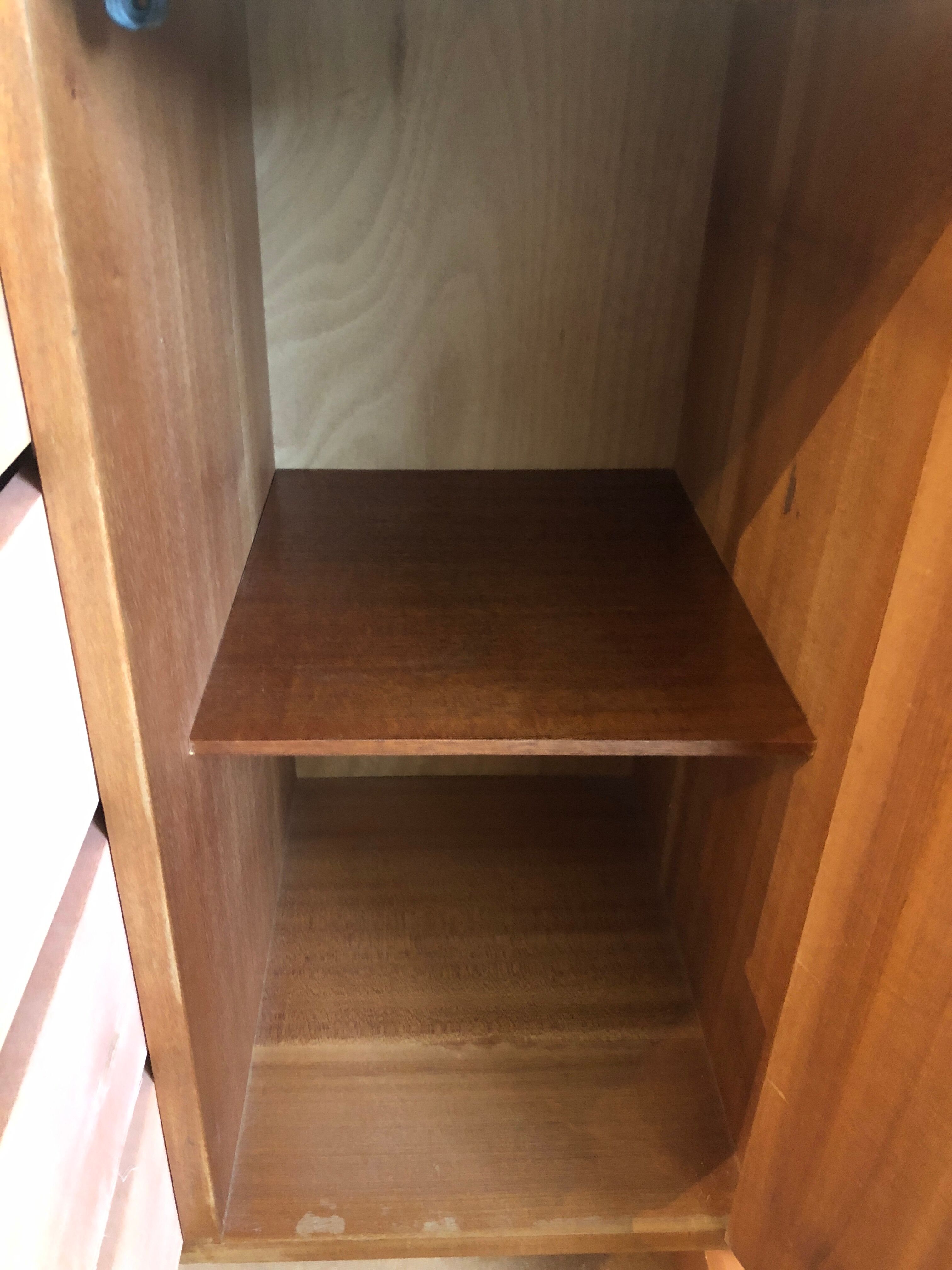 Vintage dresser, five drawers, one door, 60/70