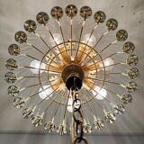 Mid-century modern chandelier by Gaetano Sciolari, 1970s