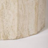 Travertine dining table